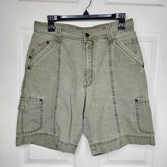 The Territory Ahead Cargo Men's Shorts 30" Light Green - Picture 2 of 5